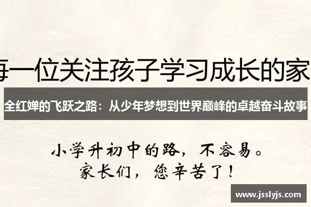 全红婵的飞跃之路：从少年梦想到世界巅峰的卓越奋斗故事